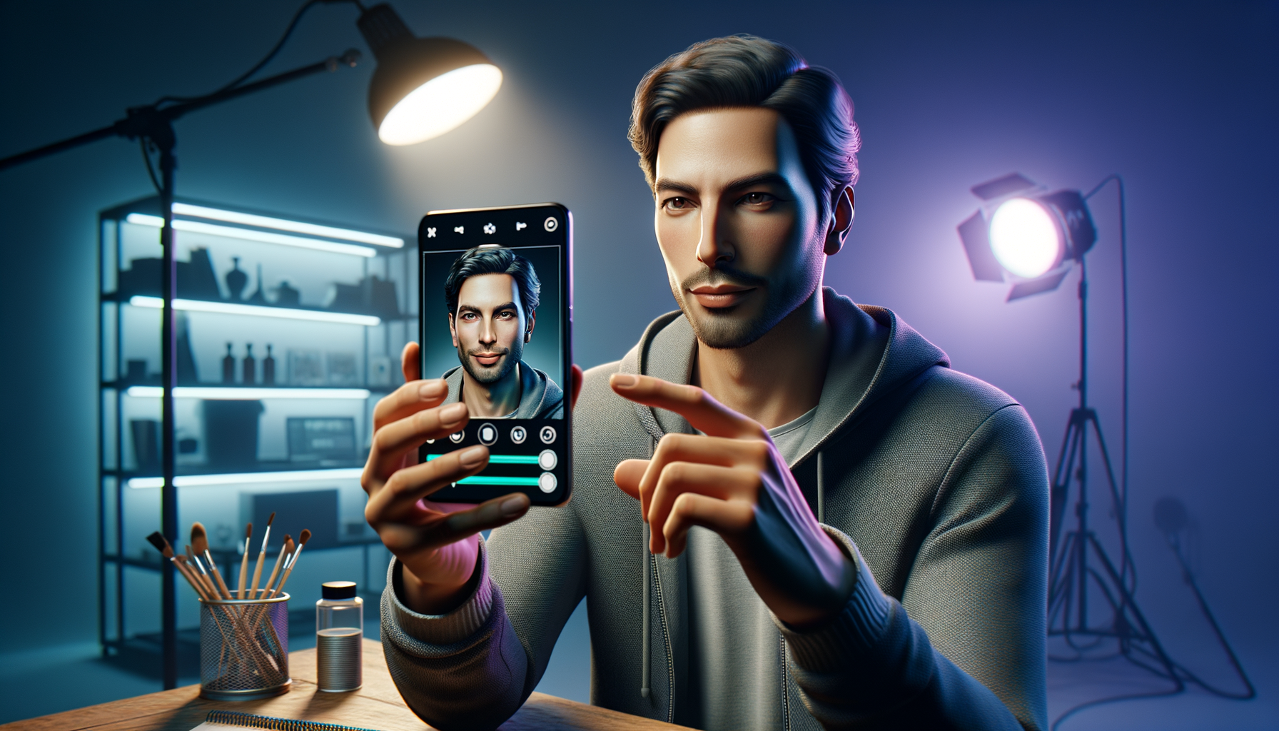 AI face swap preview